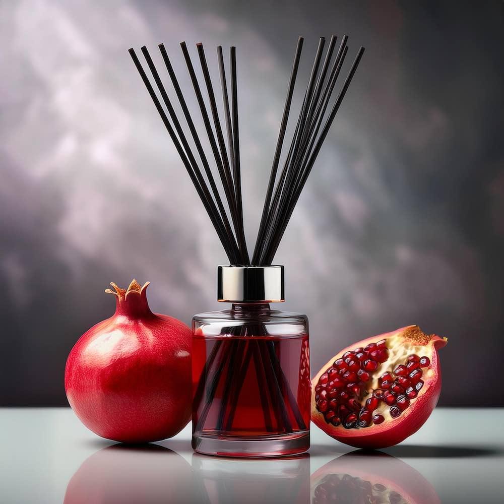 Pomegranate Noir Reed Diffuser — Handmade in the UK — New Dawn UK